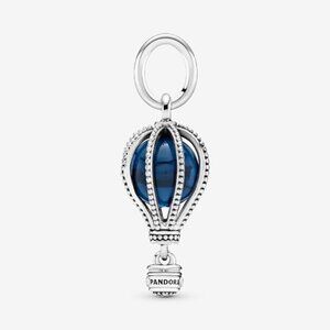 PANDORA Blue Hot Air Balloon Travel Charm NWT